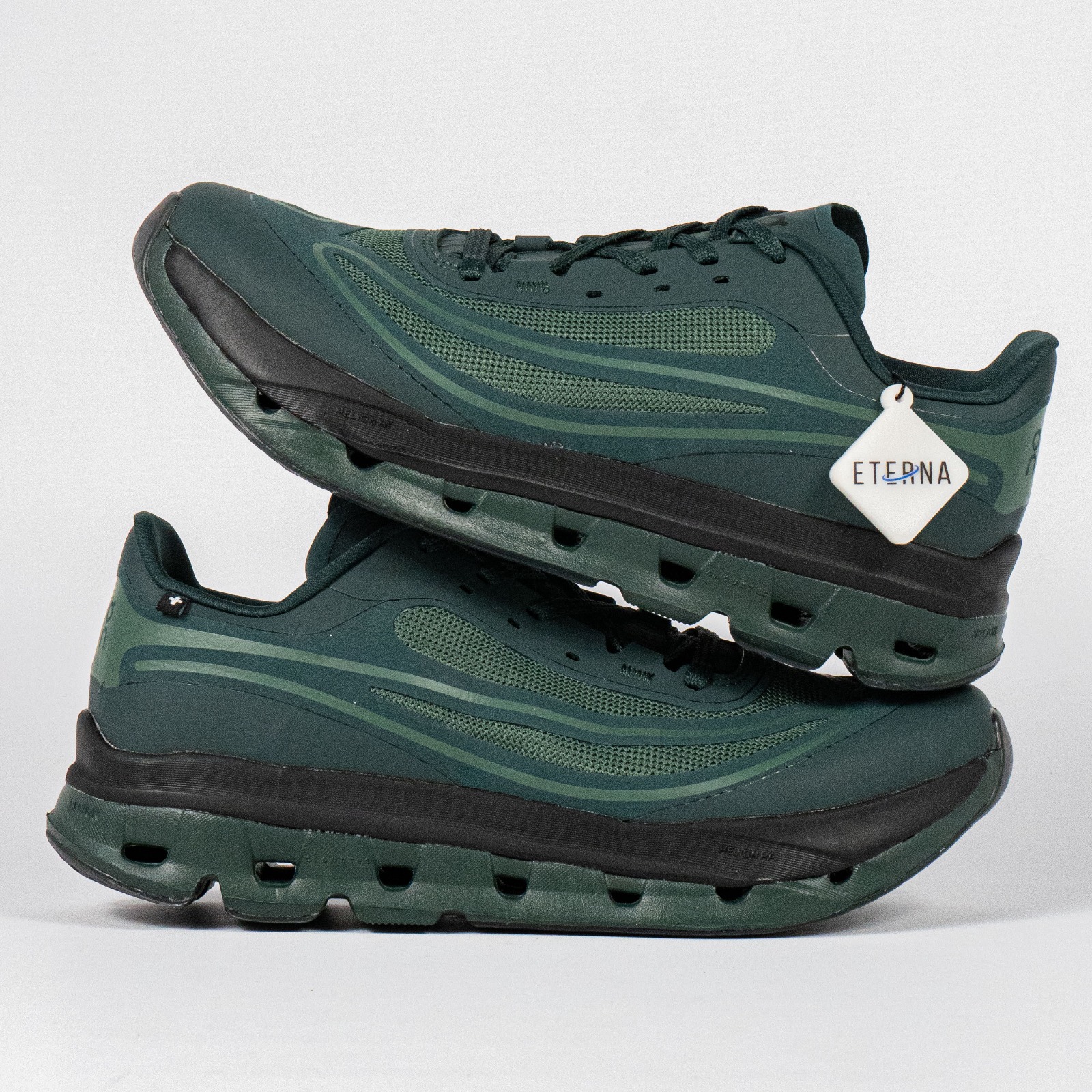 Sepatu On Cloudflow 5 AD Obsidian Evergreen Sneakers Authentic - Image 5