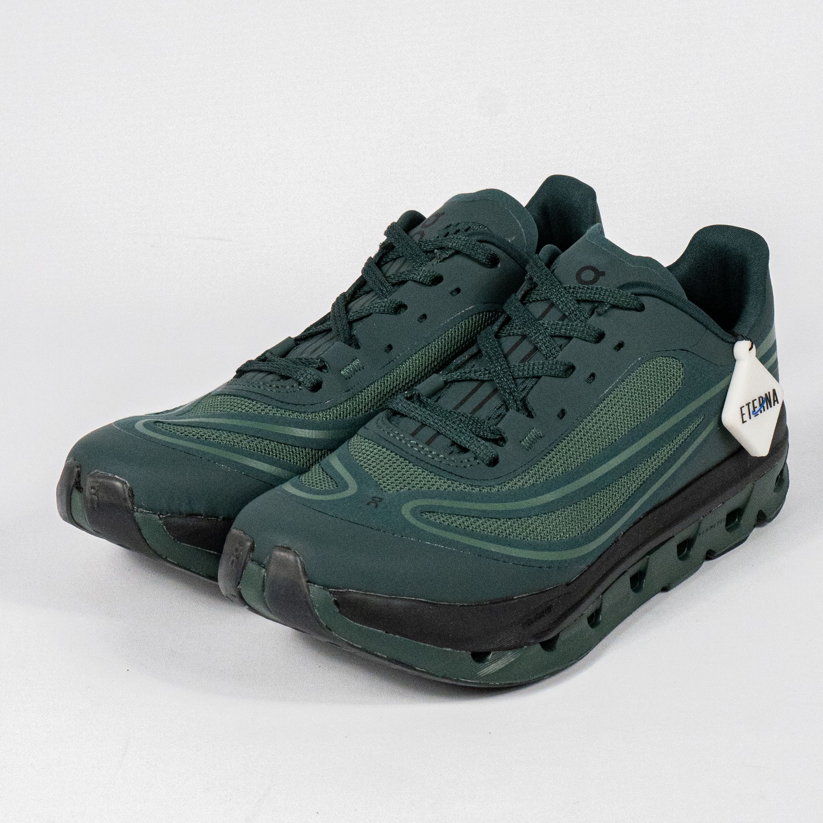 Sepatu On Cloudflow 5 AD Obsidian Evergreen Sneakers Authentic