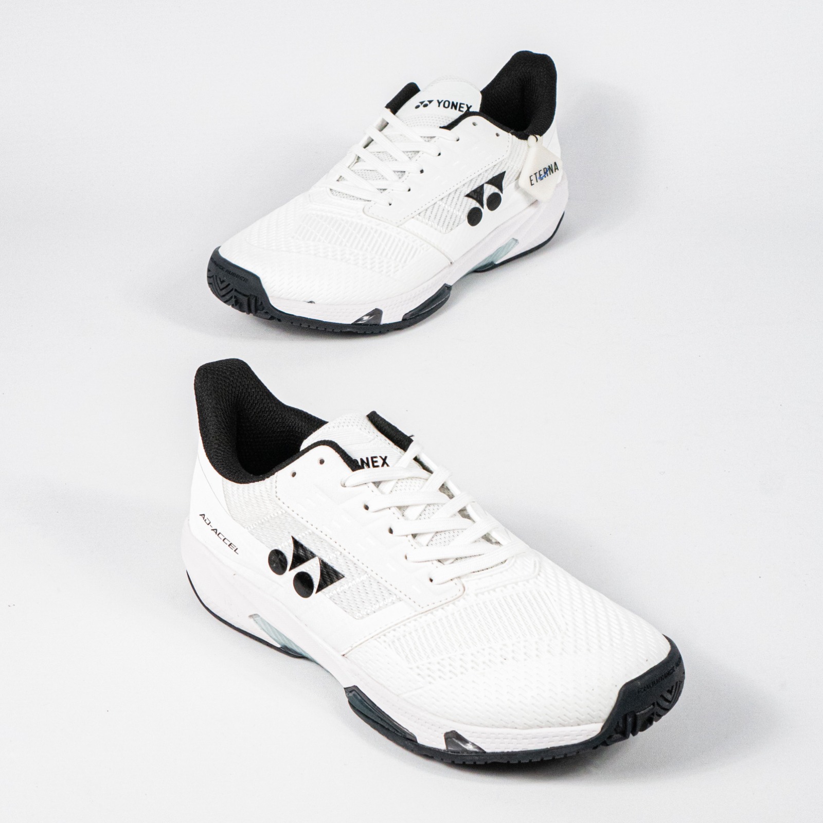 Sepatu Yonex Power Cushion AD-ACCEL Clay White Black Sneakers Authentic - Image 5