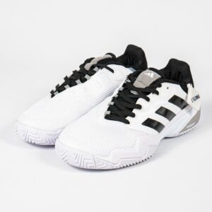 Sepatu Adidas Barricade 13 Cloud White Core Black Grey Three Sneakers Authentic