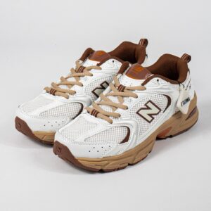 Sepatu New Balance 530 Niko and ... Off White Brown Sneakers Authentic