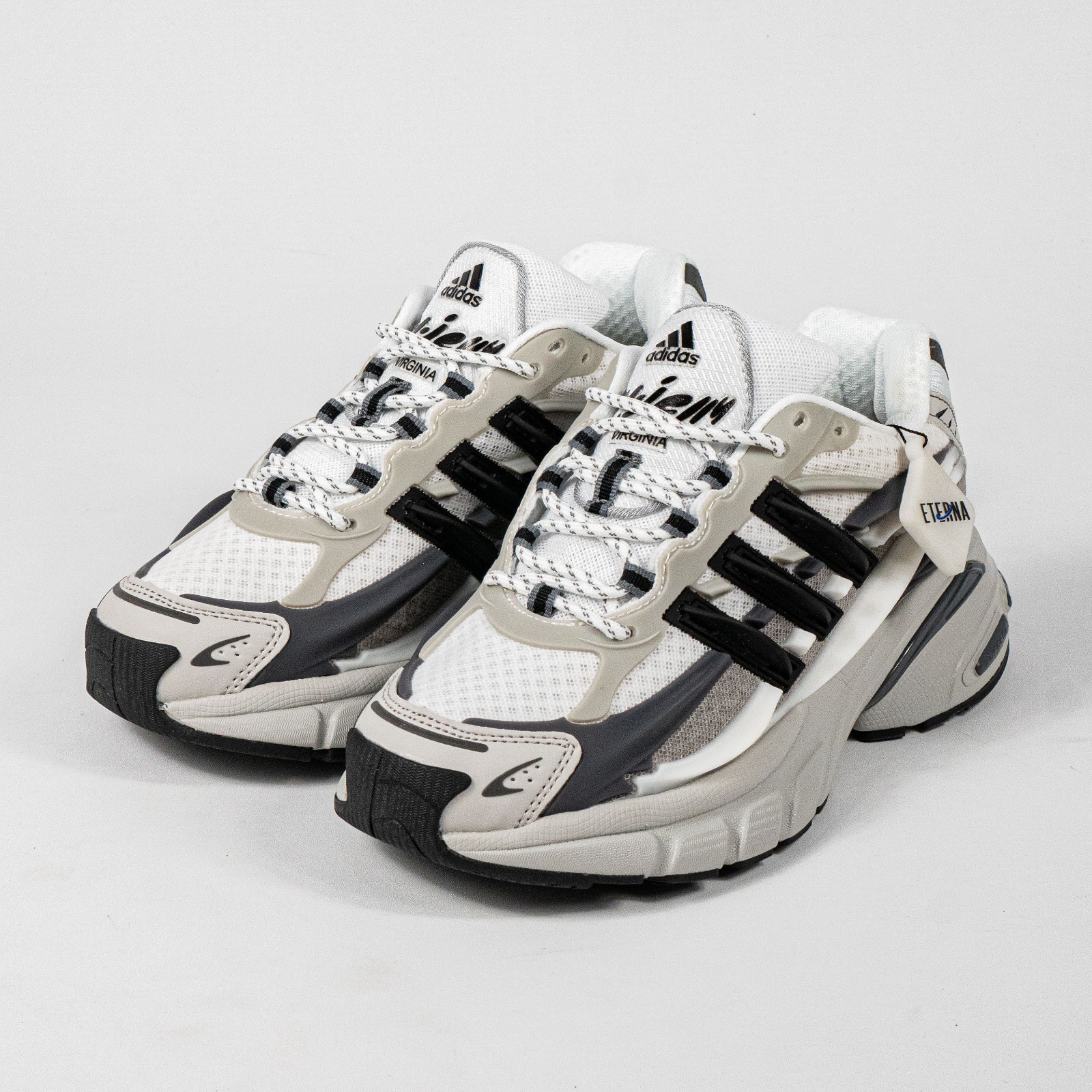 Sepatu Adidas Adistar Jellyfish Pharrel Williams Black Grey Casual Sneakers Unisex Sepatu Kasual Pria Wanita