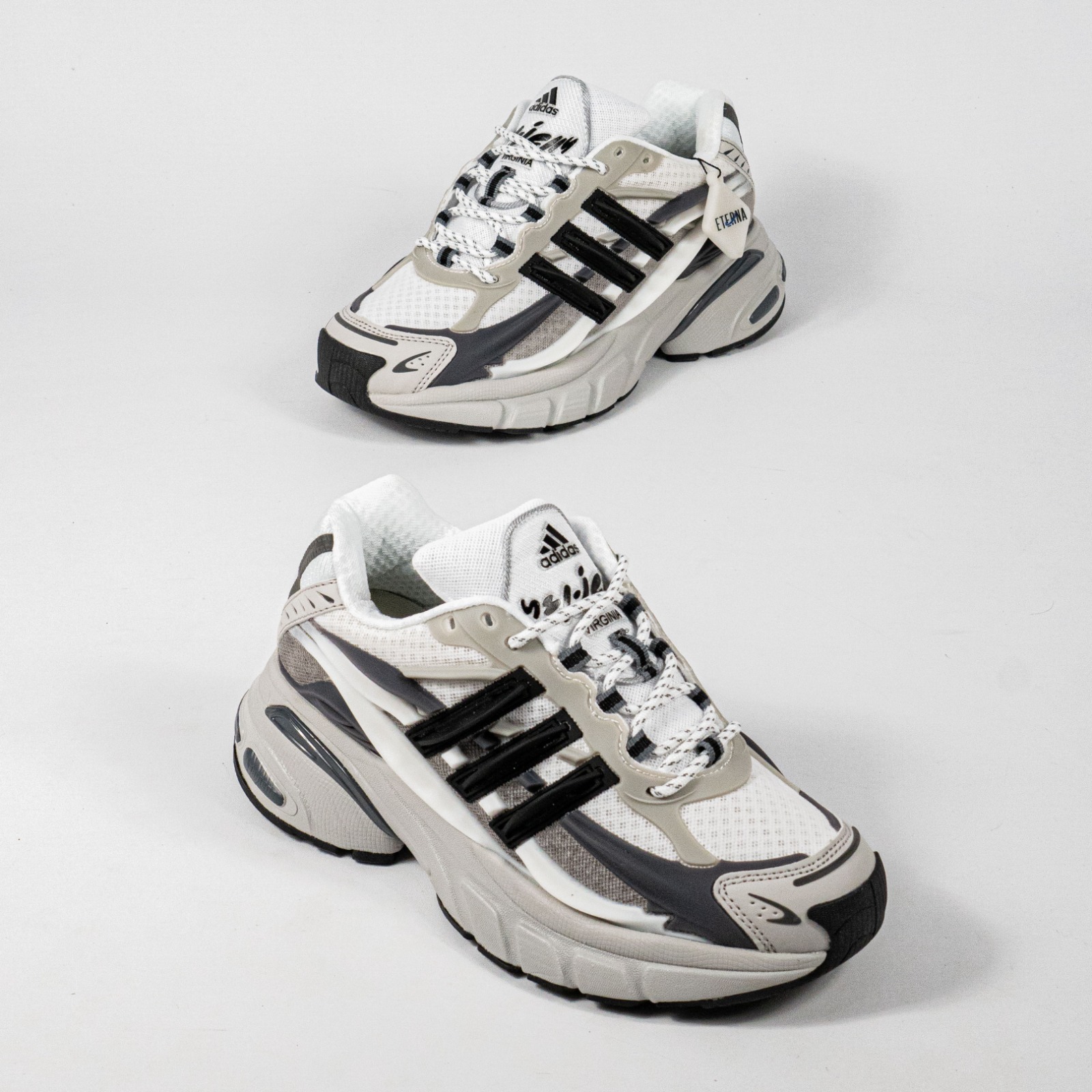 Sepatu Adidas Adistar Jellyfish Pharrel Williams Black Grey Casual Sneakers Unisex Sepatu Kasual Pria Wanita - Image 5