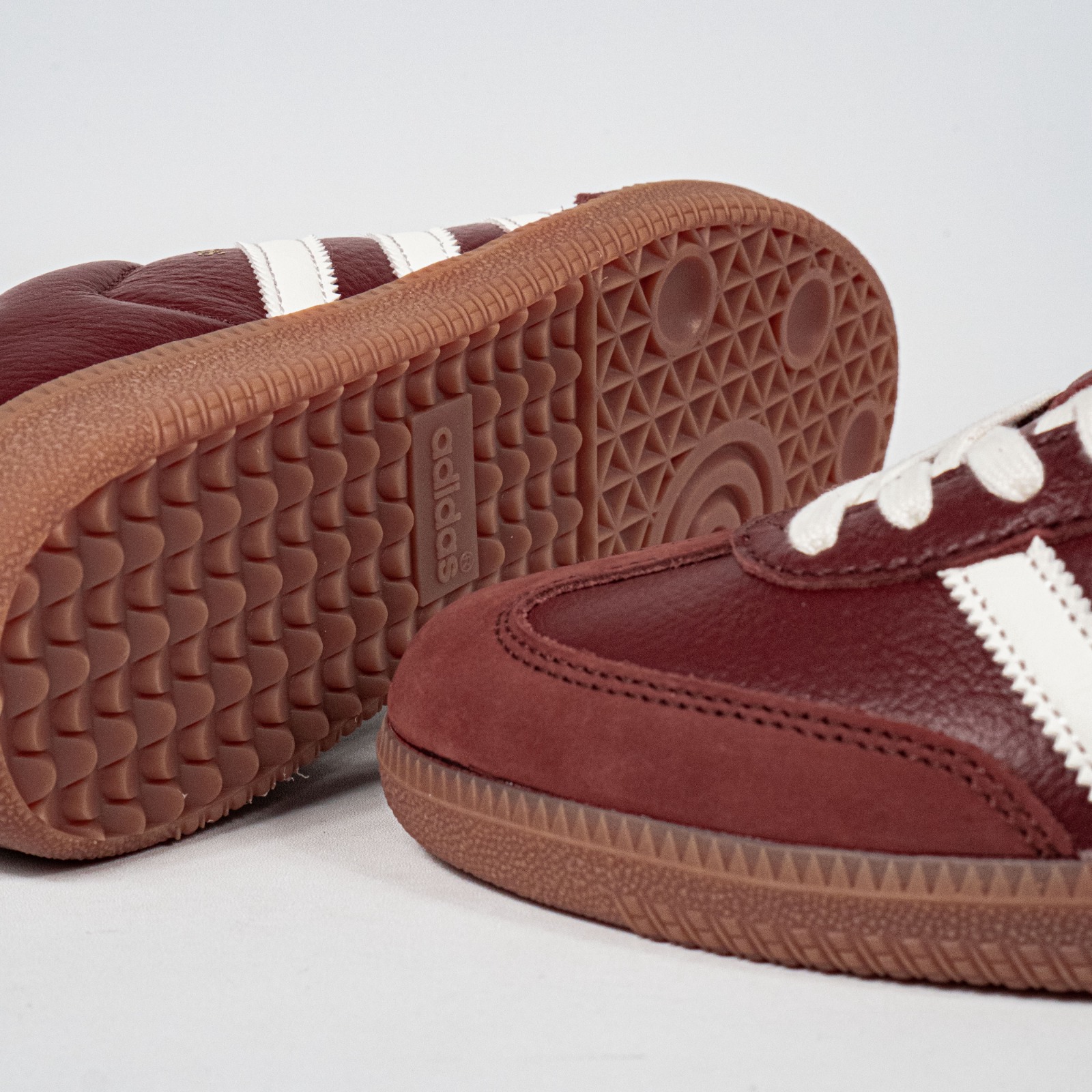 Sepatu Adidas Samba OG Fox Brown Off White Gum Casual Sneakers Unisex Sepatu Kasual Pria Wanita - Image 2