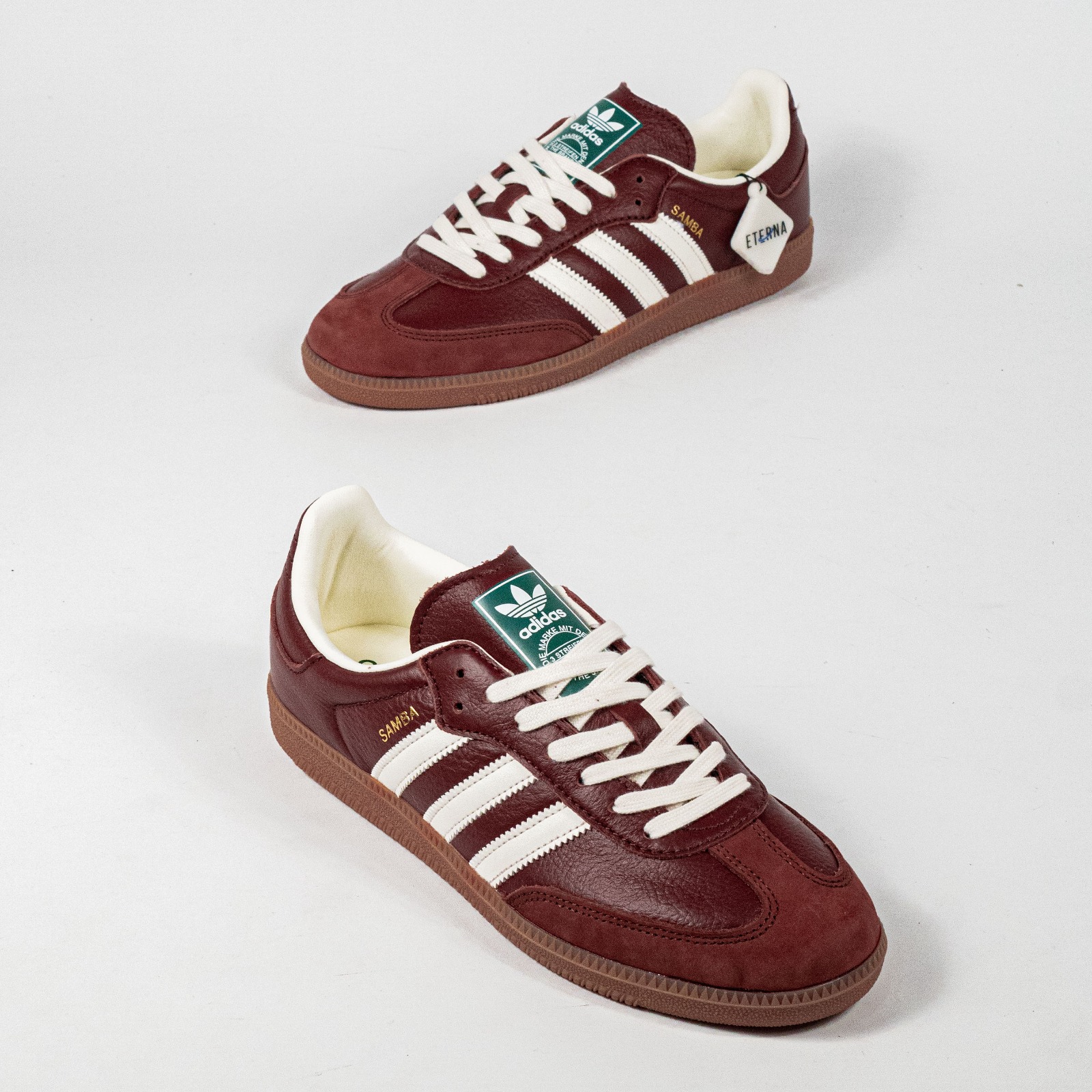 Sepatu Adidas Samba OG Fox Brown Off White Gum Casual Sneakers Unisex Sepatu Kasual Pria Wanita - Image 5
