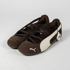 Sepatu Puma Speedcat Ballet Suede Cafe Dark Chocolate Warm White Casual Women Sneakers Sepatu Kasual Wanita
