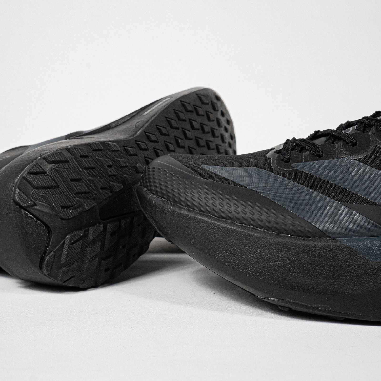 Sepatu Adidas Adizero EVO SL ATR Core Black Night Grey Iron Metallic Running Sneakers Unisex Sepatu Lari Olahraga Gym Pria Wanita - Image 2