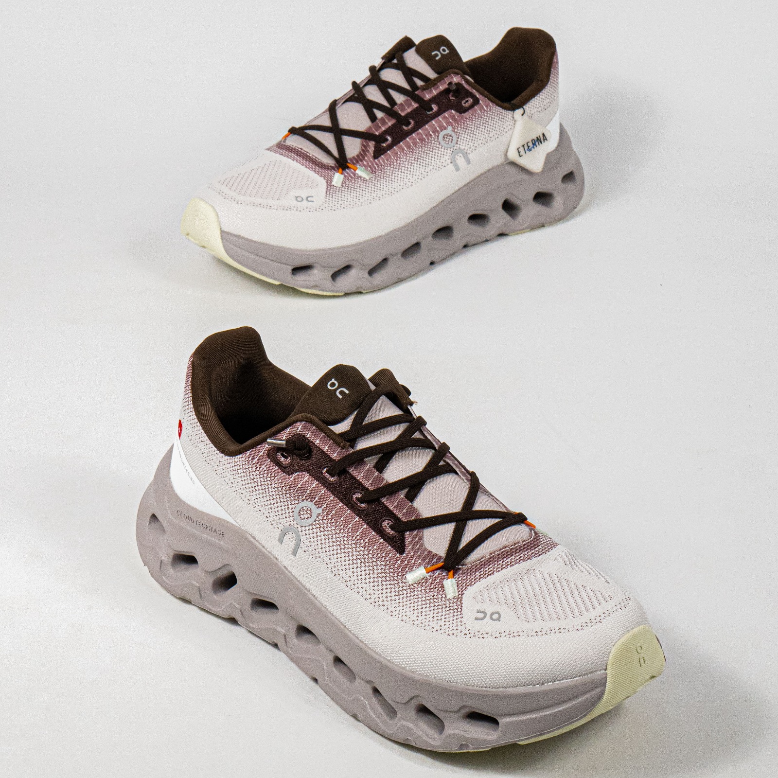 Sepatu On Running Cloudtilt Quartz Pearl Ivory Brown Sneakers Unisex Sepatu Lari Olahraga Gym Pria Wanita - Image 4