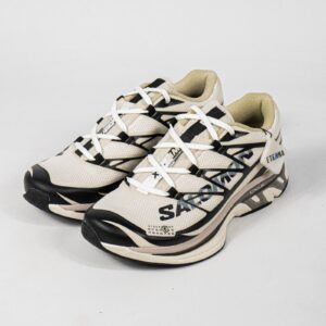 Sepatu Salomon XT MM6 Maison Margiela Vanilla Ice Black Green Haze Outdoor Trail Running Sneakers Unisex Sepatu Lari Olahraga Gym Pria Wanita
