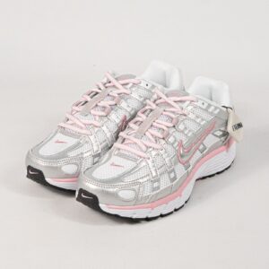 Sepatu Nike P6000 P-6000 White Elemental Pink Black Metallic Sneakers Casual Unisex Sepatu Olahraga Gym Joging Pria Wanita