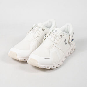 Sepatu On Cloud 6 Waterproof All White Undyed White Unisex Running Sneakers Pria Wanita Sepatu Lari Olahraga Gym