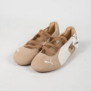 Sepatu Puma Speedcat Ballet Prairie Beige Tan White Women Casual Sneakers Wanita Sepatu Kasual