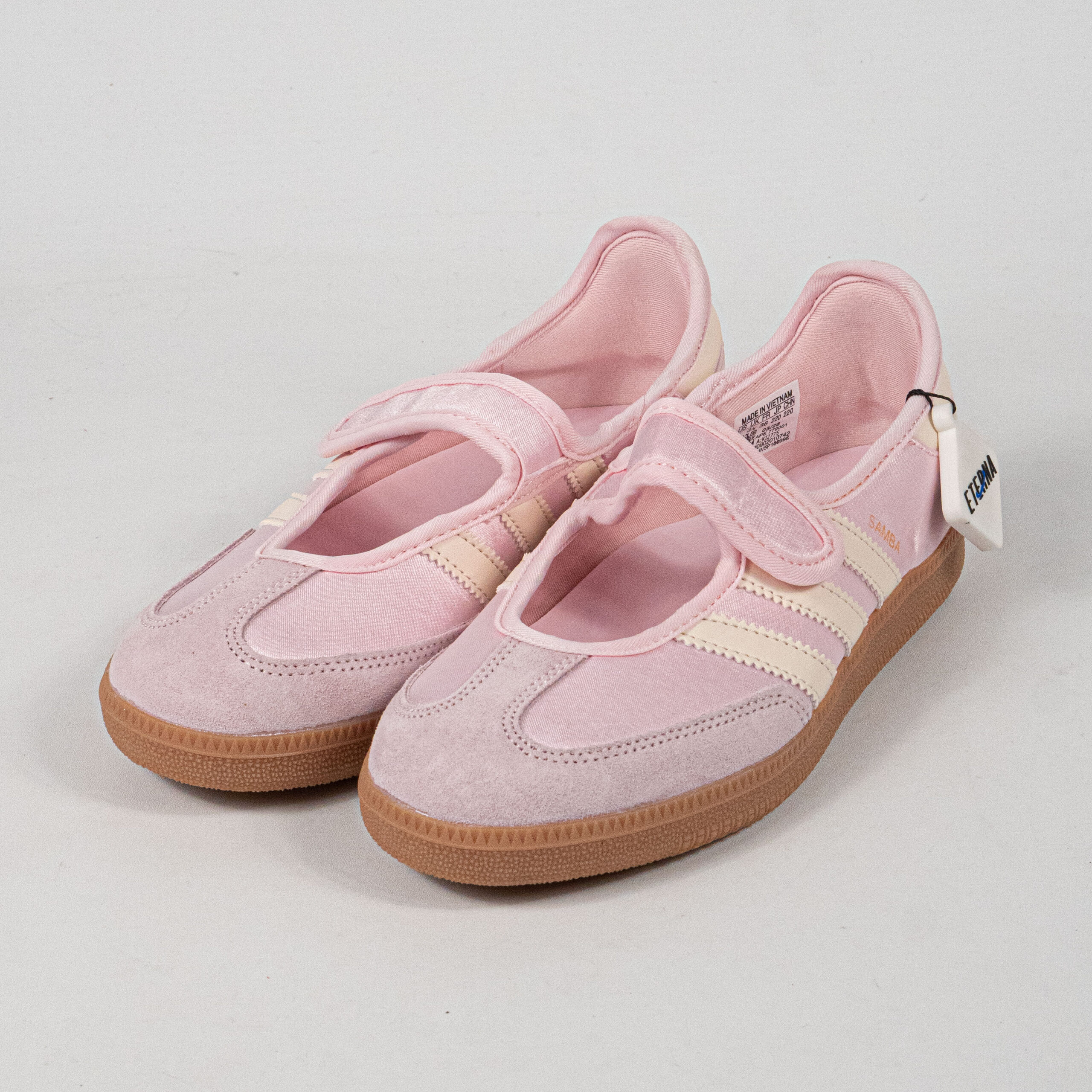 Sepatu Adidas Samba Jane Sandy Pink Cream White Women Casual Sneakers Wanita Sepatu Kasual