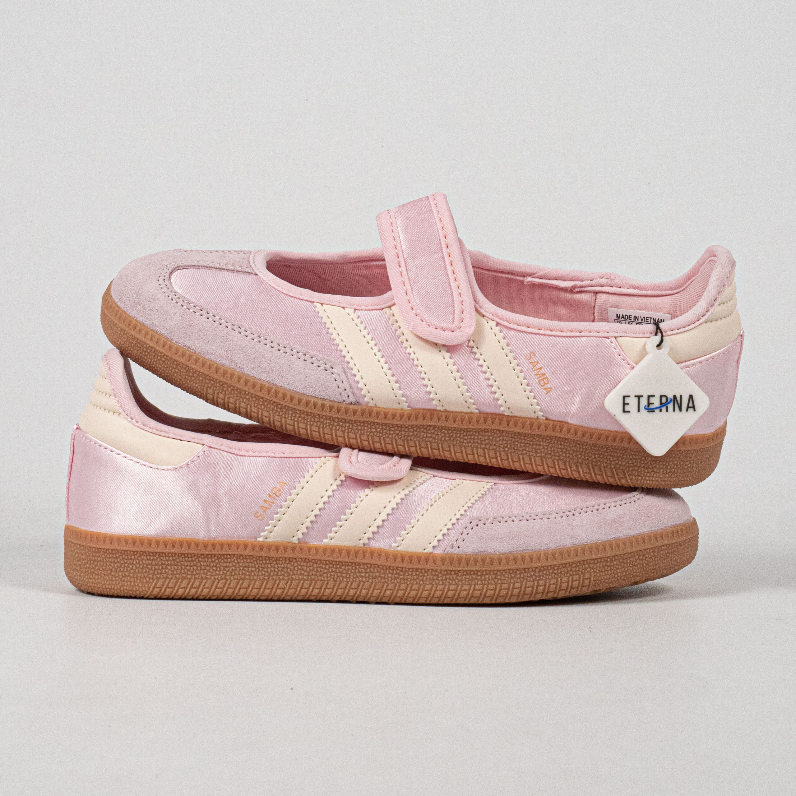 Sepatu Adidas Samba Jane Sandy Pink Cream White Women Casual Sneakers Wanita Sepatu Kasual - Image 2