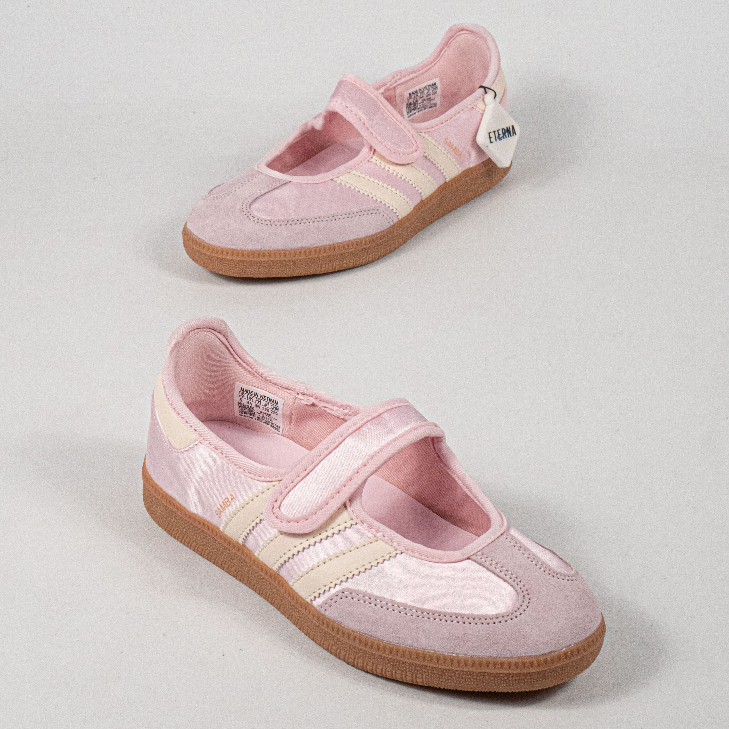 Sepatu Adidas Samba Jane Sandy Pink Cream White Women Casual Sneakers Wanita Sepatu Kasual - Image 5