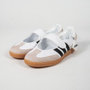 Sepatu Adidas Samba OG Mary Jane Cloud White Black Sneakers Authentic