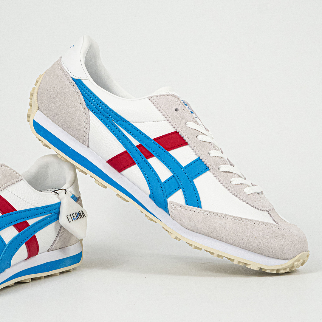 Sepatu Onitsuka Tiger EDR 78 White Directoire Blue Red Unisex Sneakers Casual Authentic - Image 3