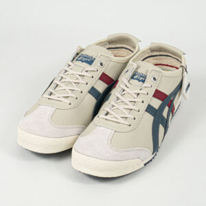 Sepatu Onitsuka Tiger Mexico 66 SD Super Deluxe Cream Peacoat Navy Red Unisex Sneakers Casual Authentic