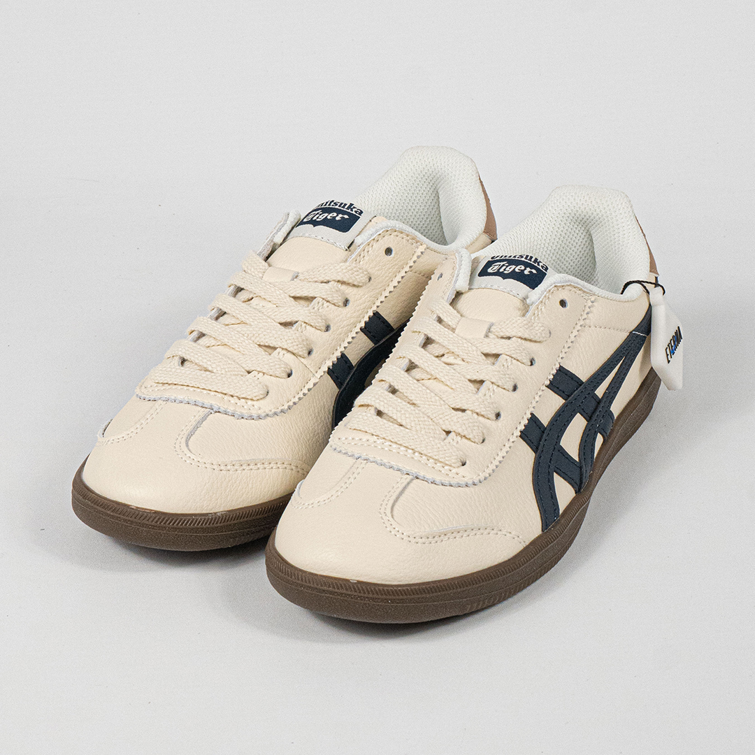 Sepatu Onitsuka Tiger Mexico Tokuten Birch Iron Navy Unisex Sneakers Casual Authentic