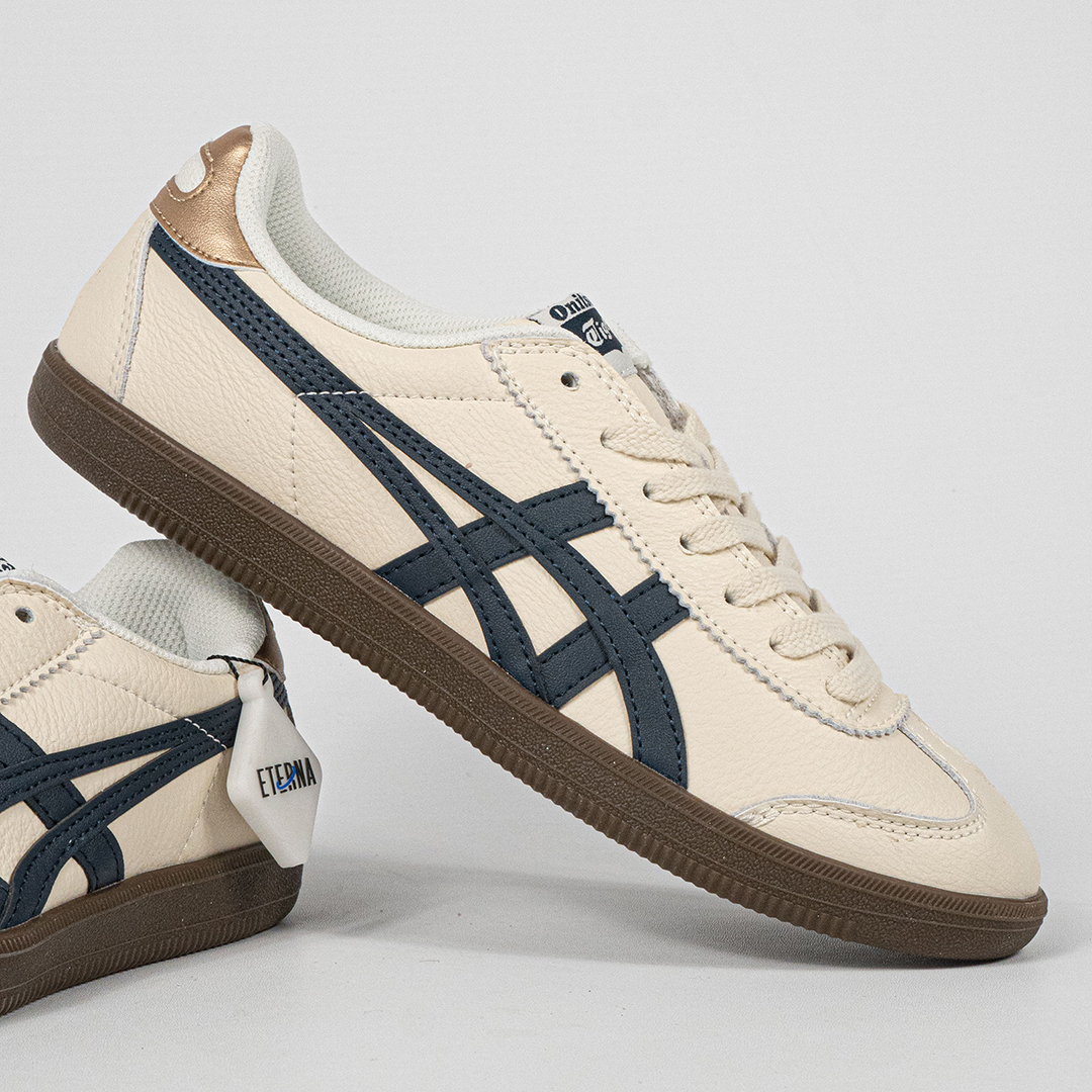 Sepatu Onitsuka Tiger Mexico Tokuten Birch Iron Navy Unisex Sneakers Casual Authentic - Image 3