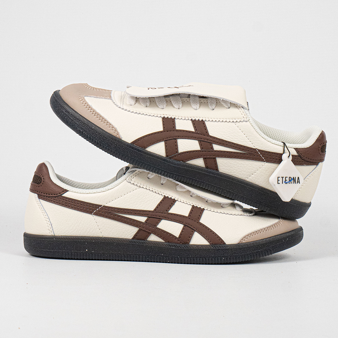 Sepatu Onitsuka Tiger Mexico Tokuten Cream Brown Stay With Me Unisex Sneakers Casual Authentic - Image 5