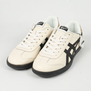 Sepatu Onitsuka Tiger Tokuten Cream Black Gold Unisex Sneakers Casual Authentic