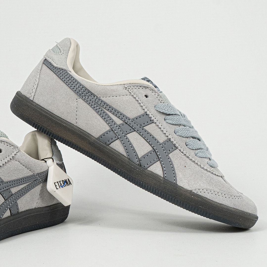 Sepatu Onitsuka Tiger Tokuten Grey Black Unisex Sneakers Casual Authentic - Image 4