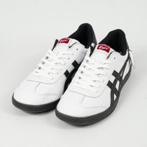 Sepatu Onitsuka Tiger Tokuten White Black Red Unisex Sneakers Casual Authentic