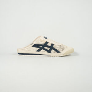 Sepatu Onitsuka Tiger Mexico 66 Sabot Birch Peacoat Navy White Unisex Sneakers Casual Authentic
