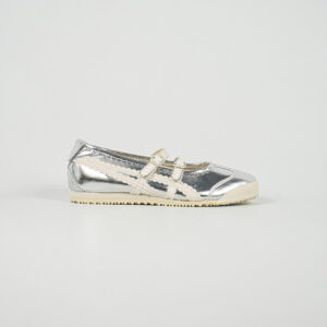 Sepatu Onitsuka Tiger Mexico TGRS TIGRESS Silver Cream Unisex Sneakers Casual Authentic