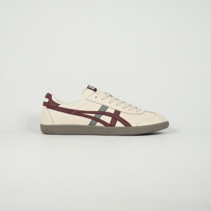 Sepatu Onitsuka Tiger Tokuten White Burgundy Red Grey Unisex Sneakers Casual Authentic