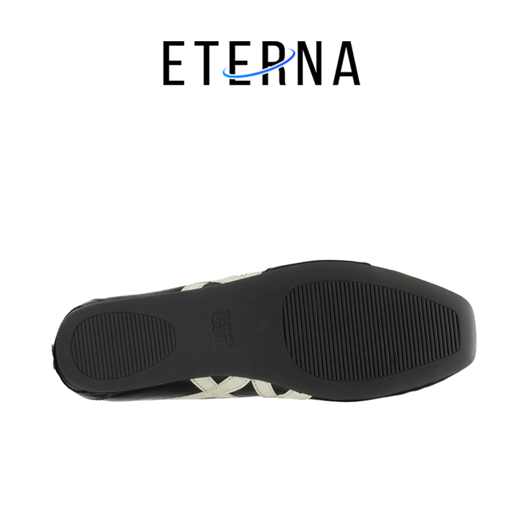 Sepatu Onitsuka Tiger Gymnarina Ballet Black Cream Women Casual Wanita Indoor Outdoor Sneakers Authentic - Image 3